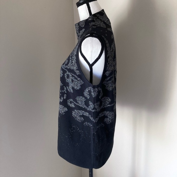 Chico’s Jacquard Ombre Scroll Print Tank and Cardigan Set Size L - Picture 12 of 16